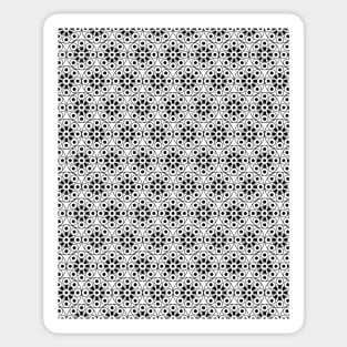 black textured seamless spots pattern design Sticker